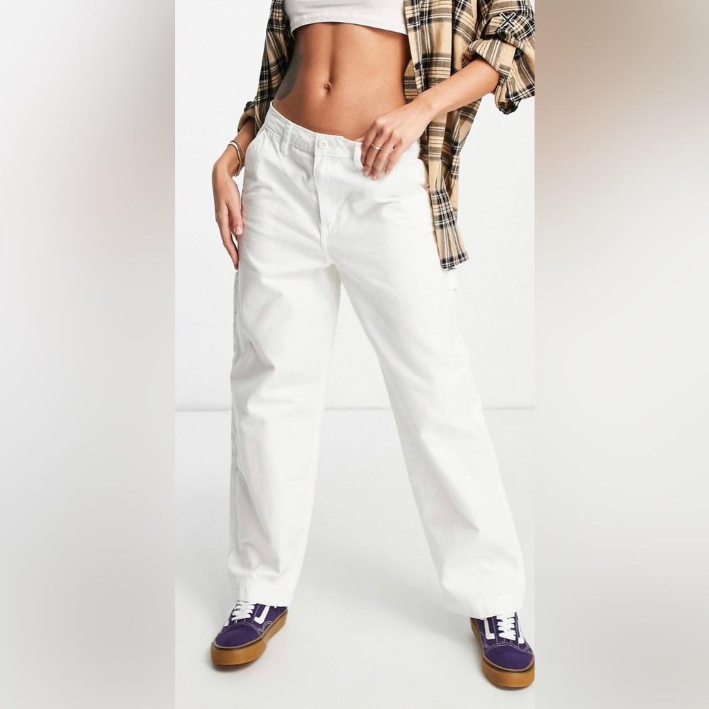 EUC VANS high rise worker pant straight leg